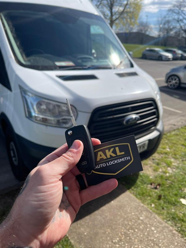 Auto locksmith Salisbury — spare key cut and programmed for Ford Transit van