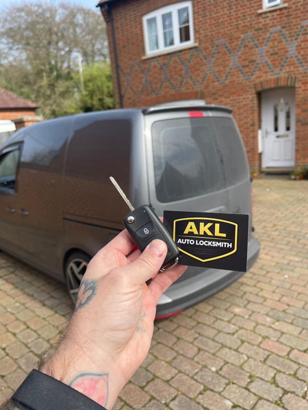 Auto locksmith Andover — spare key for VW Caddy van