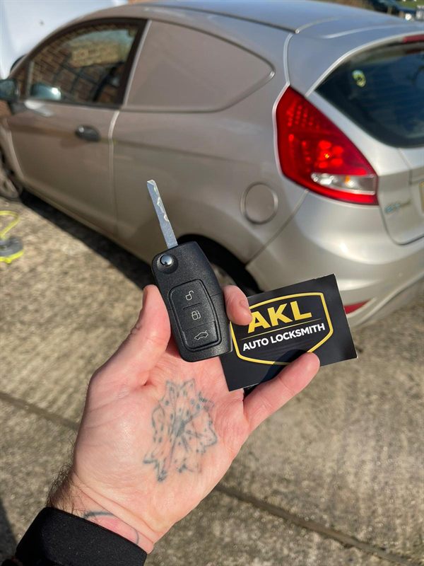 Ford Fiesta spare key cut and programmed by AKL Auto Locksmith